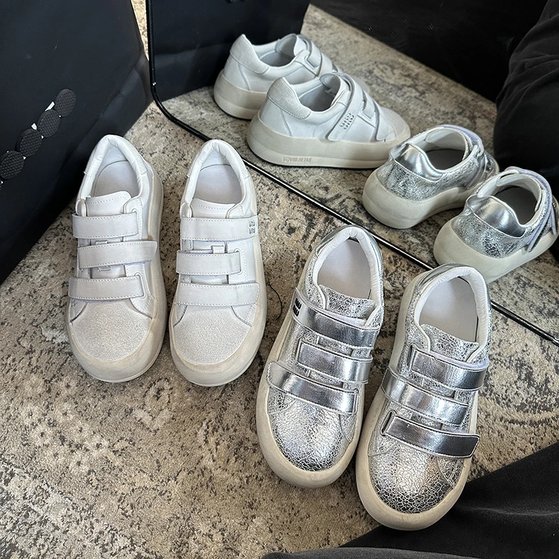 BAO/宝小姐GQ 时尚百搭小板鞋2024夏季新款厚底增高休闲鞋5887