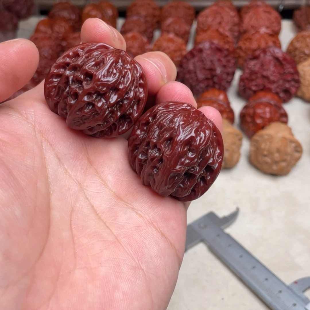 【闪购商品】文玩核桃把件磨盘3660