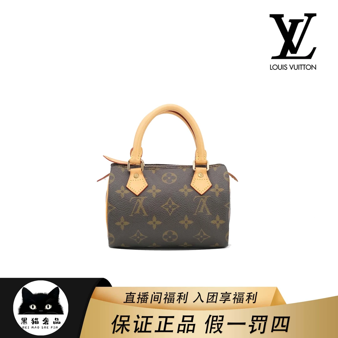 95新 LouisVuitton/路易威登 LV spnano迷你枕头包/斜挎手提/全原
