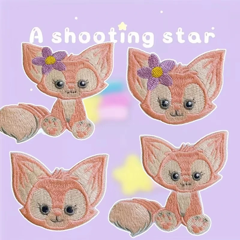 自粘款卡通动漫diy玲娜贝儿刺绣贴衣服包包牛仔裤修补洞装饰贴花