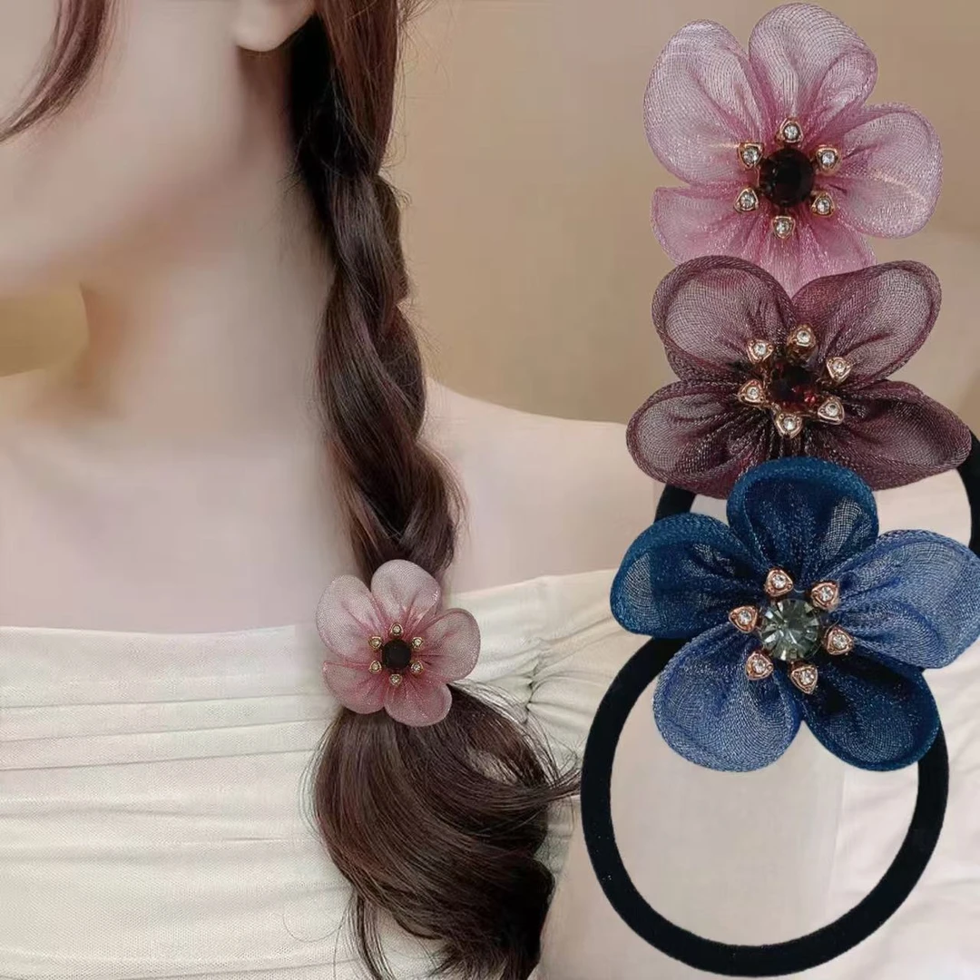 新款布艺时尚气质头绳皮筋绑头发发绳女精致发圈马尾丸子头发饰品