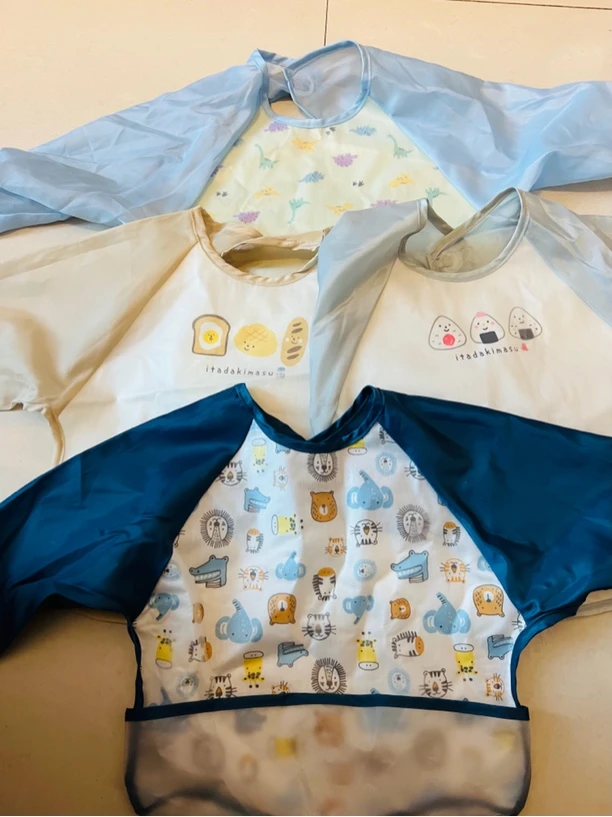 宝宝新款吃饭罩衣2