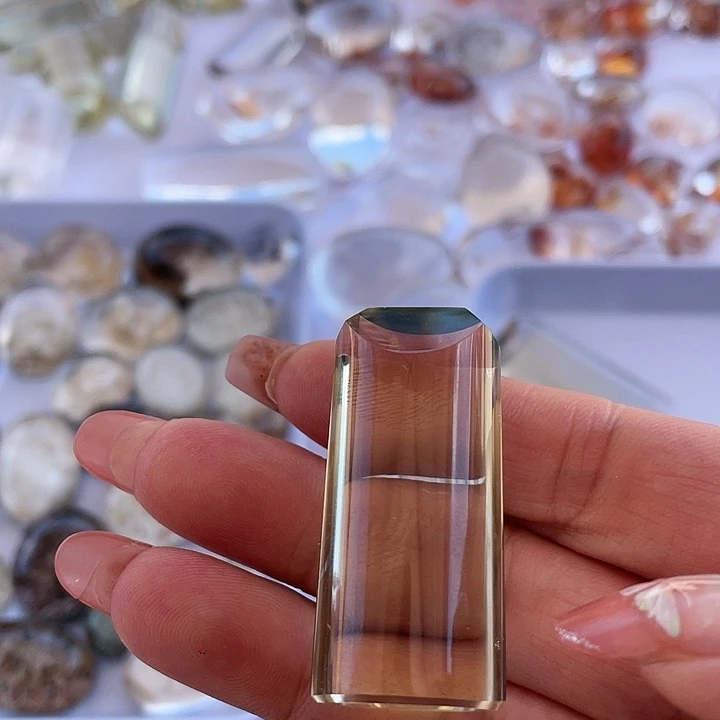 水晶黄水晶未镶嵌老*