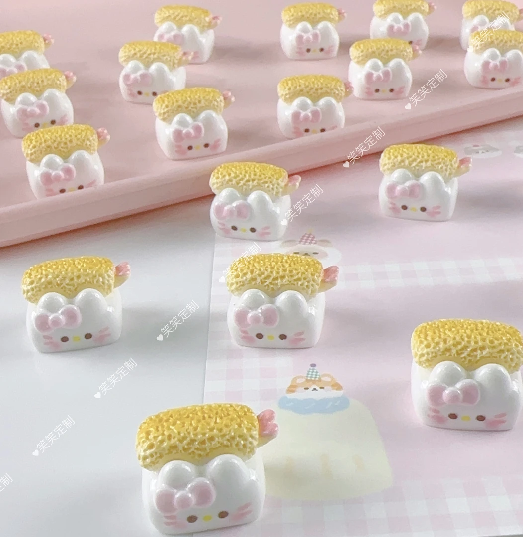 【笑笑定制—KT炸虾】diy树脂小饰品/食完/手工摆件