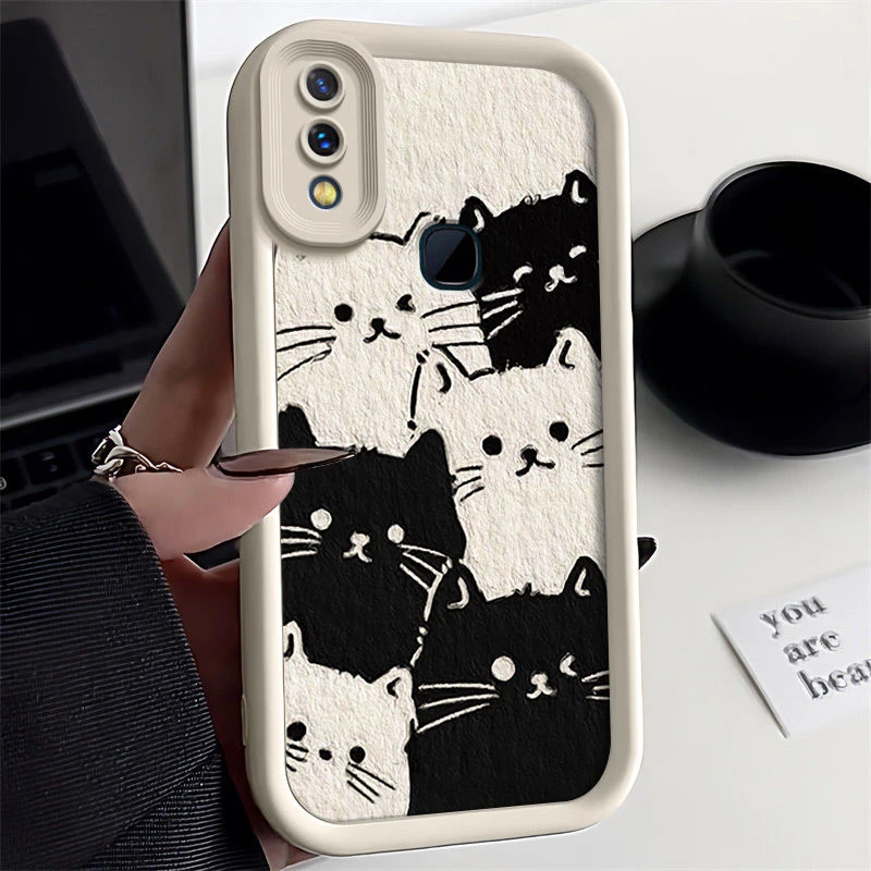 六只小猫vivoZ3手机壳新款Z3i全包软硅胶Z3X超萌卡通防摔男女款潮