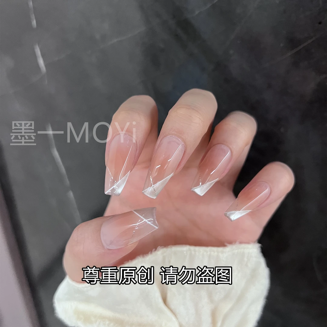 MOYi【猫眼几何】纯手工穿戴甲猫眼几何 10片装
