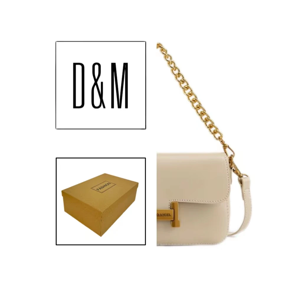 [带礼盒]时尚百搭女士小众潮流经典休闲单肩包腋下小众 mm3211白