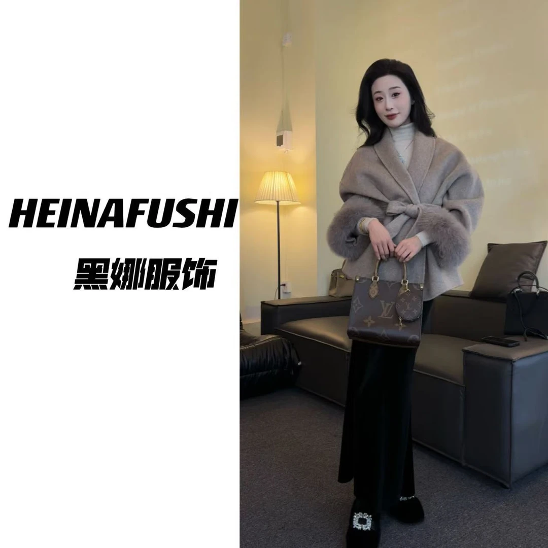 HEINA【惊鸿一瞥】羊毛大衣2225