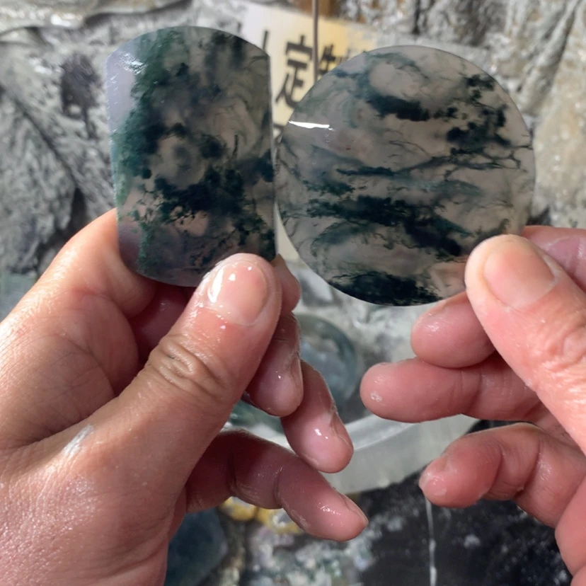 【闪购商品】定制玛瑙圆牌无事未镶嵌小*聪