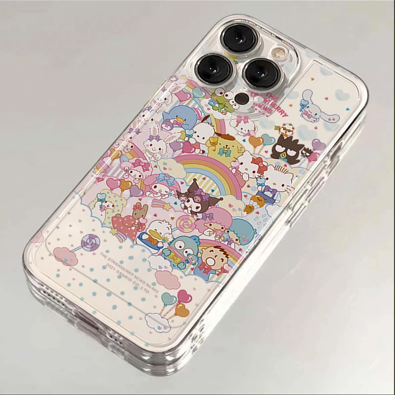三丽鸥家族苹果15手机壳iPhone14promax新7/8plus软壳13/12/11/xr