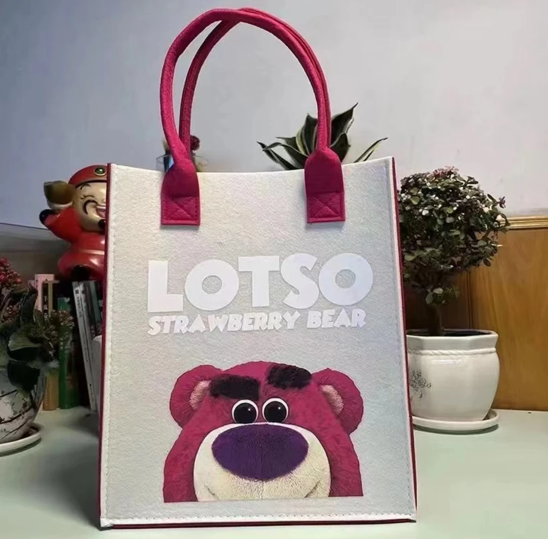 全新未使用  【可爱毛毡包】新款手提包超萌可爱毛毡包