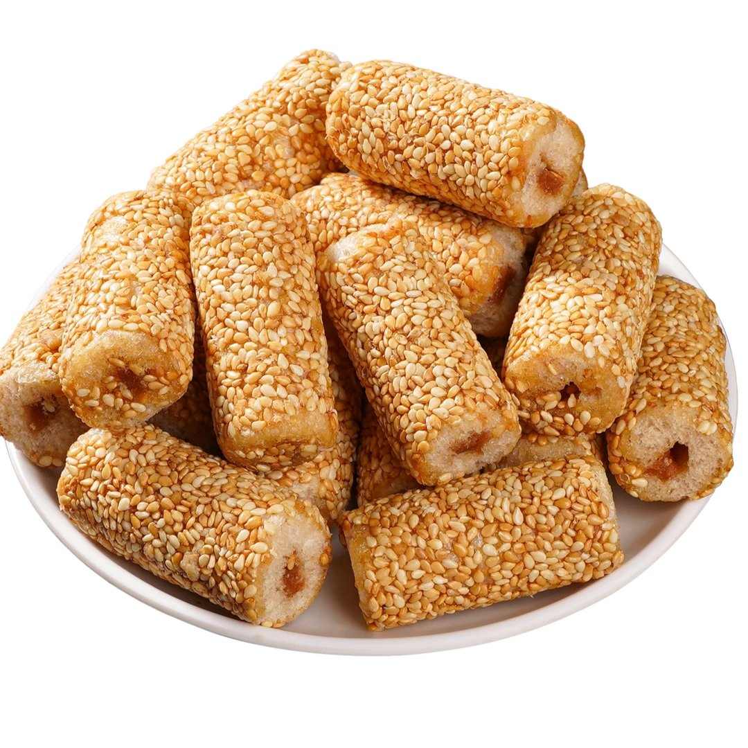 红枣红豆芝麻棒独立包装解馋小零食休闲食品膨化糕点年货批发