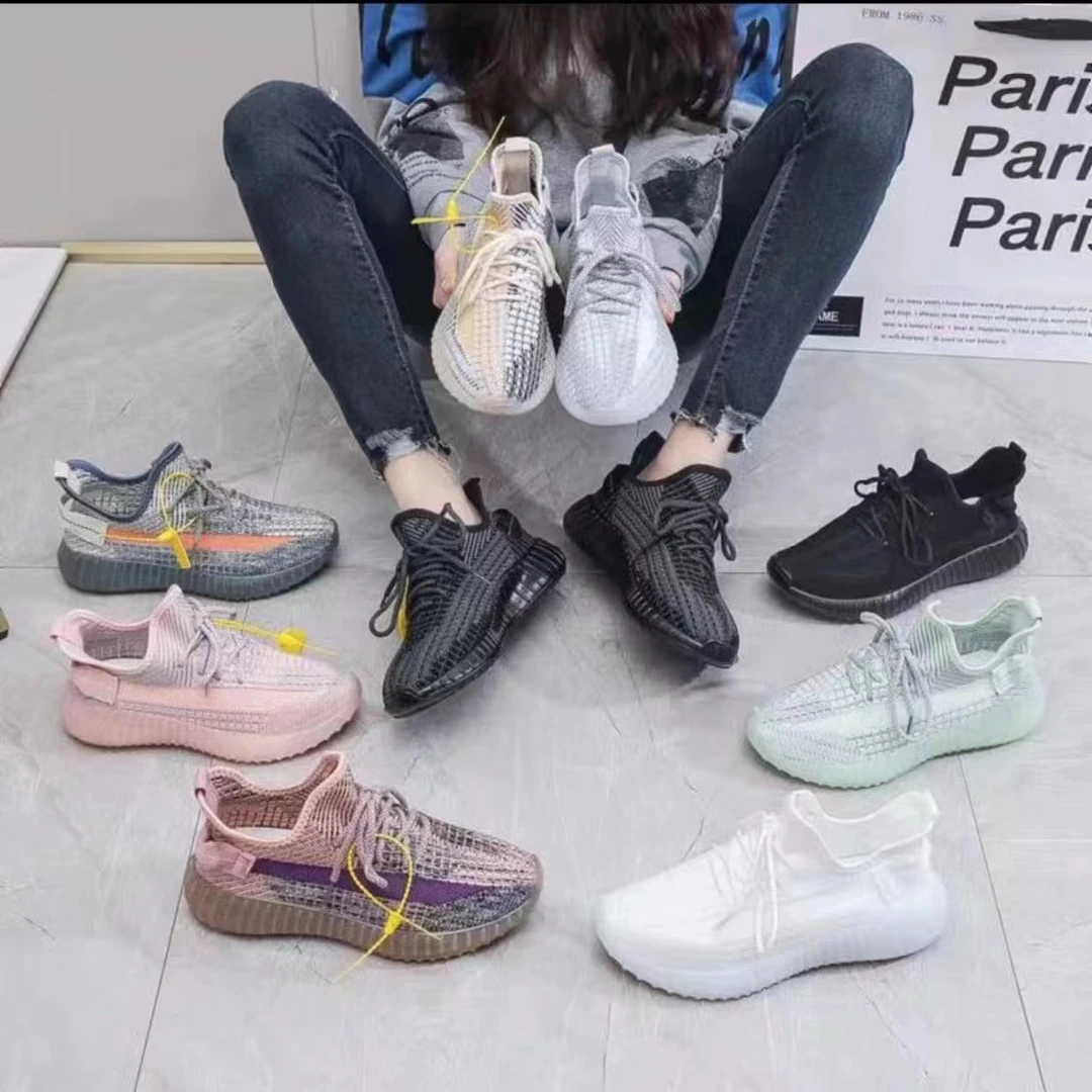 【男女同款】高弹果冻底飞织椰子鞋W8806