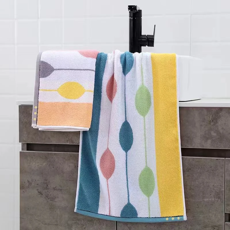 菩提叶纯棉色纱32股毛巾柔软家用洗脸吸水加厚成人棉柔