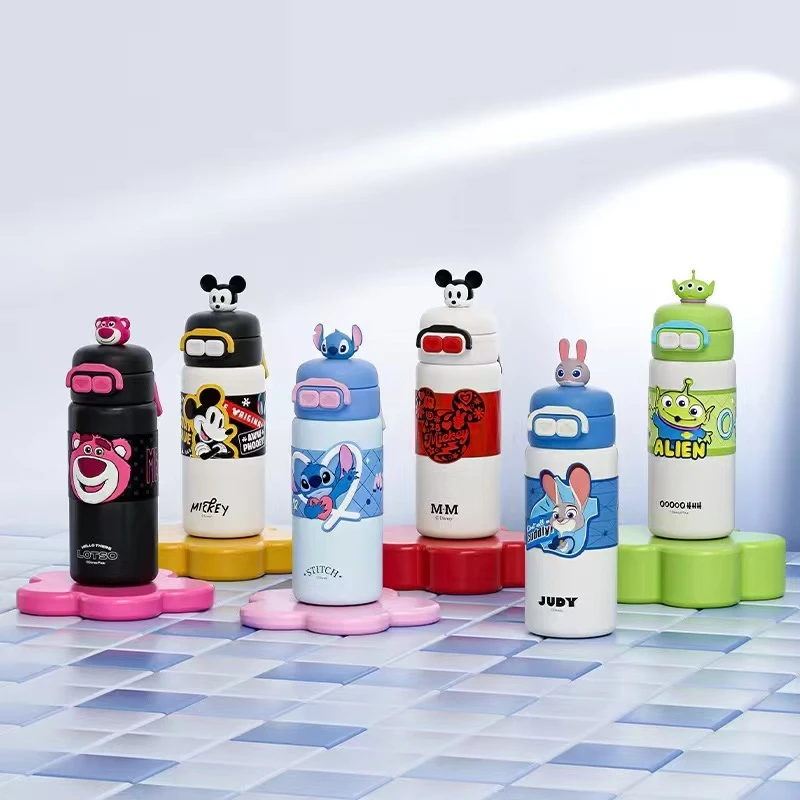 602 3D公仔保温杯316不锈钢便携新款2024高颜值可爱水杯