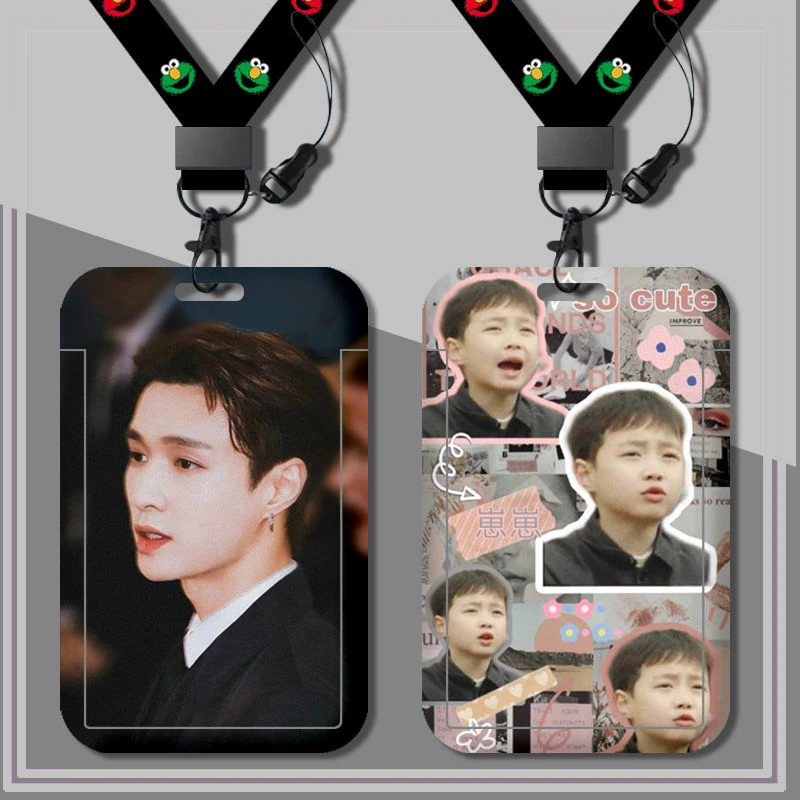 张艺兴同款学生卡套饭卡公交卡保护套校园卡证件卡校牌钥匙扣挂绳