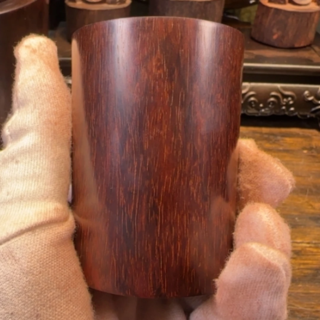 【闪购商品】紫檀木类端景台印度小叶紫檀笔筒