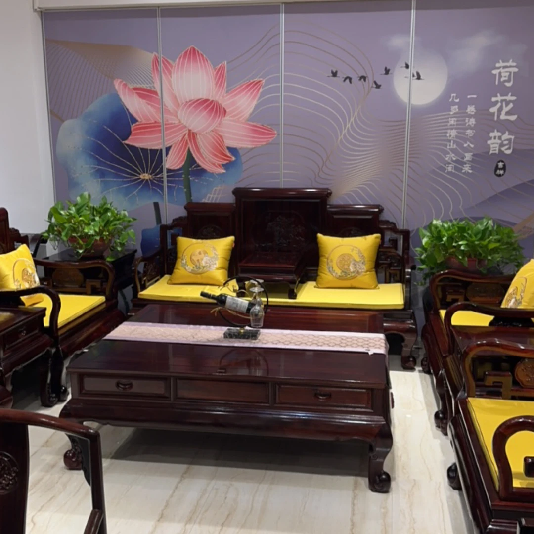 240923赞比亚血檀十件套摆