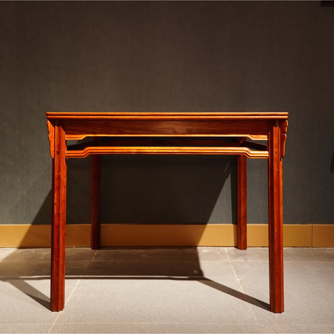 檀藝誠仿明式家具研究一腿三牙方桌八仙桌