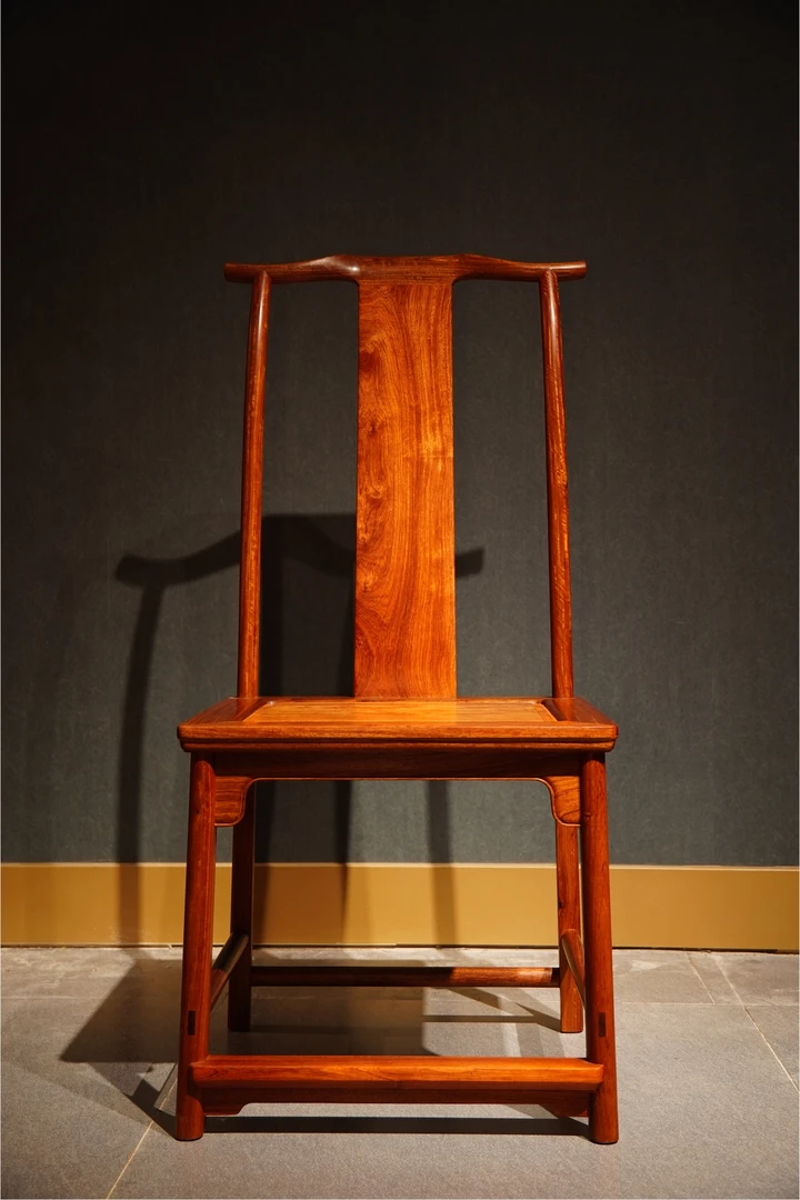 檀藝誠仿经眼录款刀牙灯挂椅