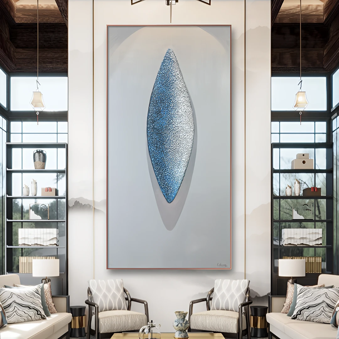 【海洋之心画】现代轻奢时尚抽象装饰画客厅沙发背景挂画玄关客厅画