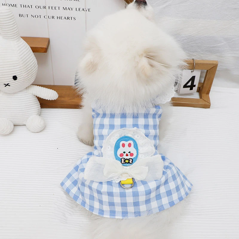 狗狗吊带裙夏季薄款泰迪比熊约克夏小型幼犬宠物猫咪夏天公主裙子
