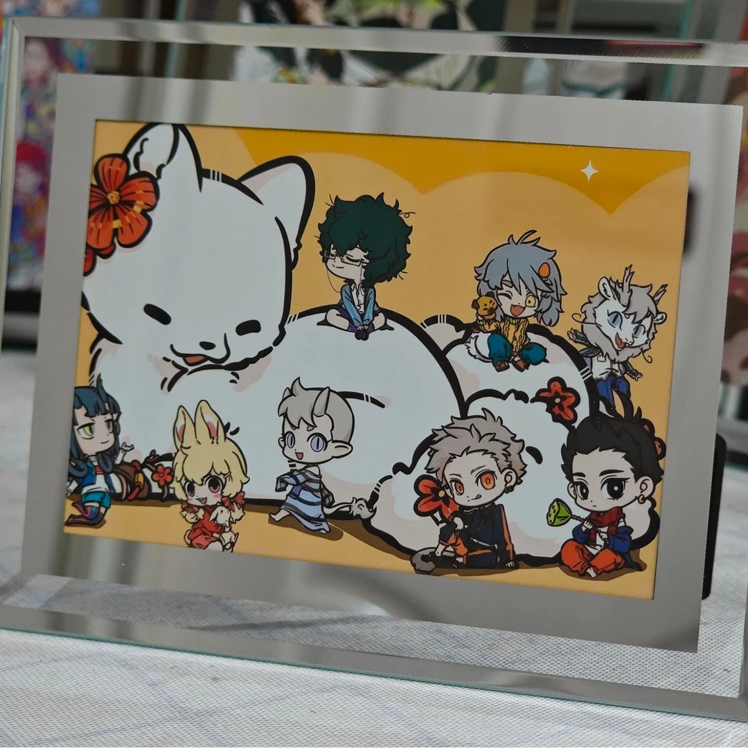 【直邮】有兽焉 非人哉 水晶相框桌面摆件 收藏装饰