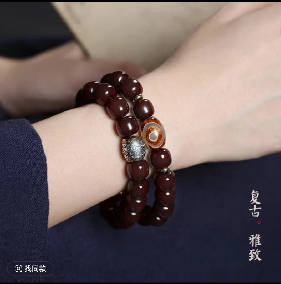 菩提手串溏心老料风化双圈文玩手持甄选正品保真盘玩