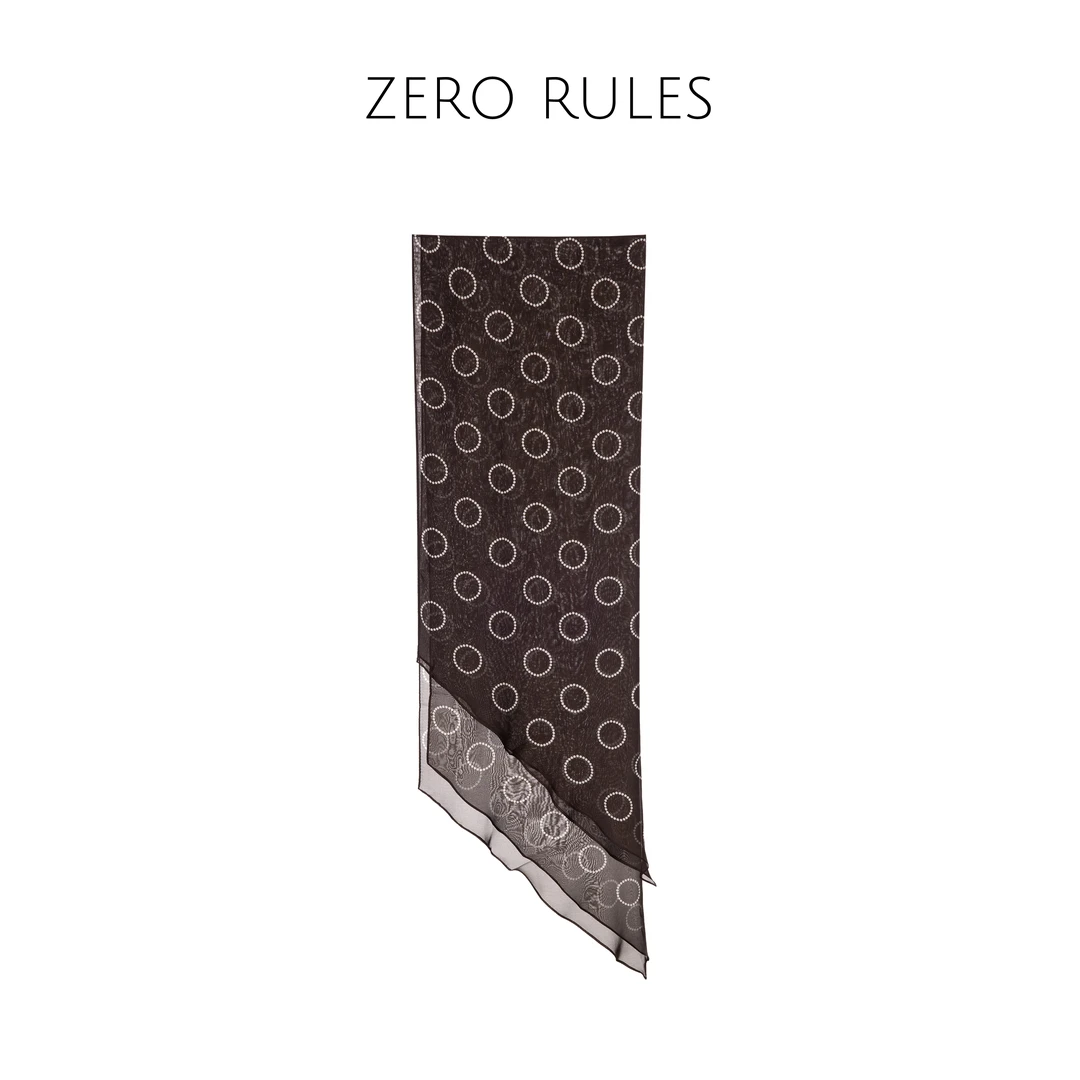 24071221【波普圆圈丝巾】100桑蚕丝 福利！人手一条真丝长丝巾