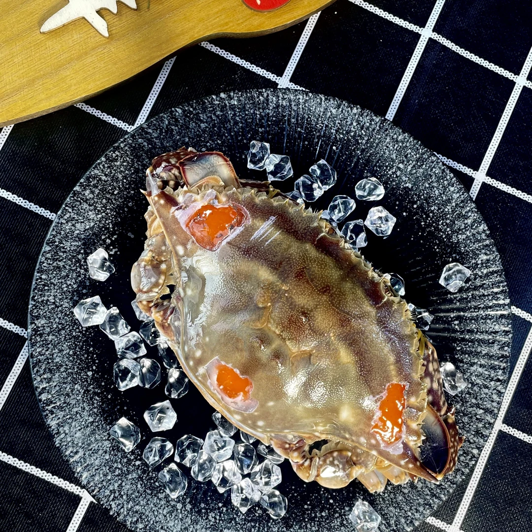 【铭泰】舟山野生红膏呛蟹 腌制母蟹（不可蒸煮）4-6两/只 红膏梭子蟹