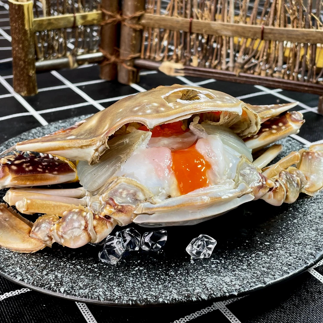 【铭泰】舟山特产野生呛蟹腌制母蟹（不可蒸煮）3-4两/只普通红膏咸蟹