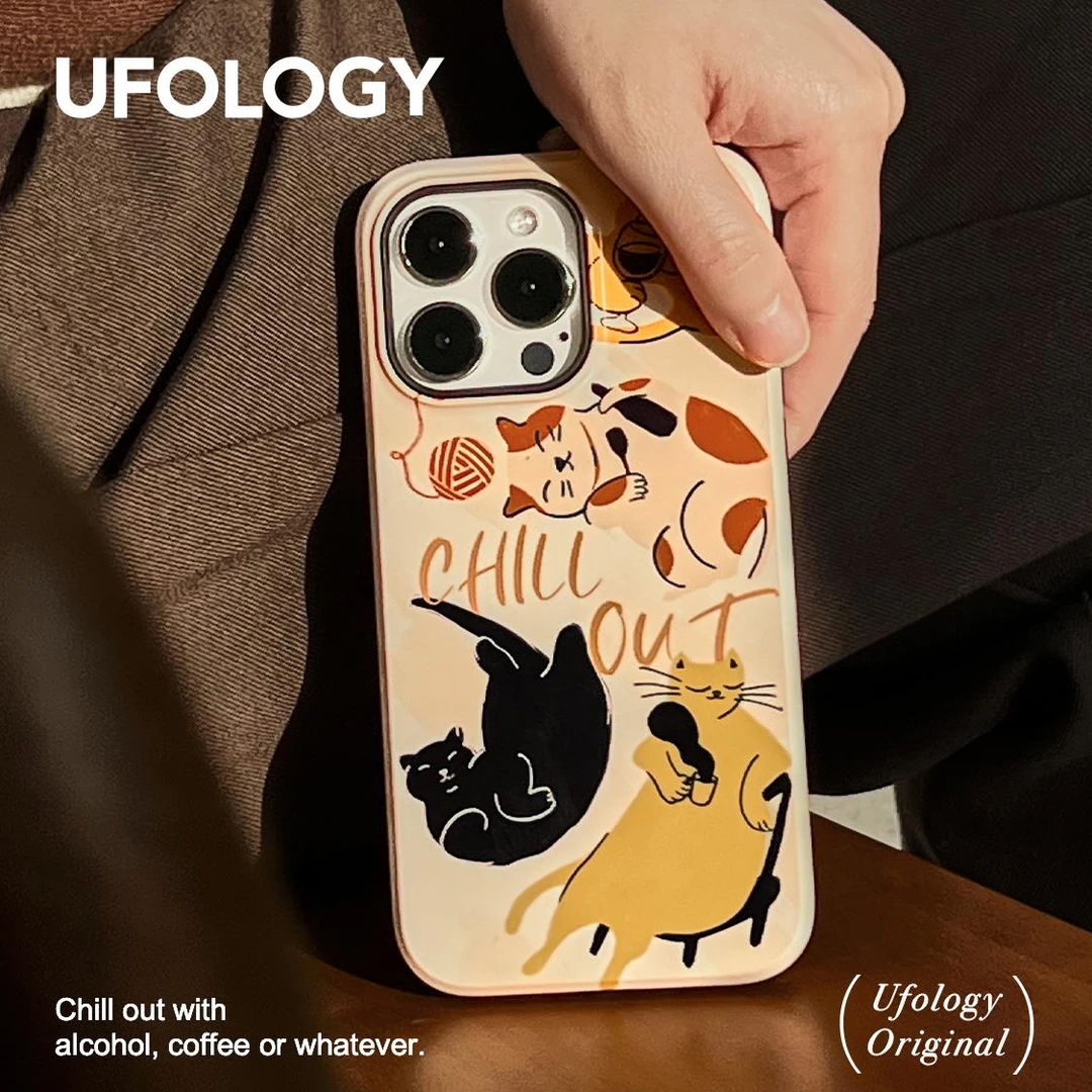 iphone15pro手绘iPhone14promax手机保护壳猫咪苹果1312猫咪11可