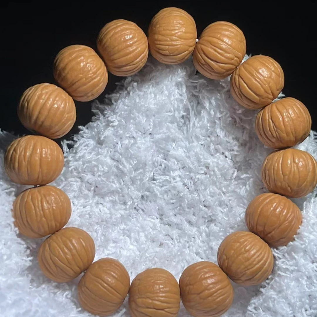 猴头原皮土豪手串尺寸15+mm全品无暇