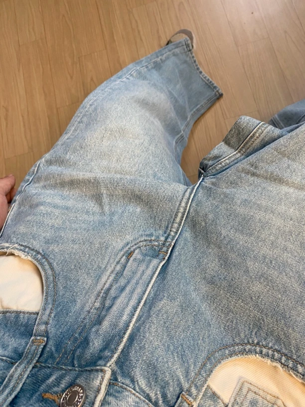 008#质感天花板 耐看且百搭细节满满 全棉常规直筒牛仔裤