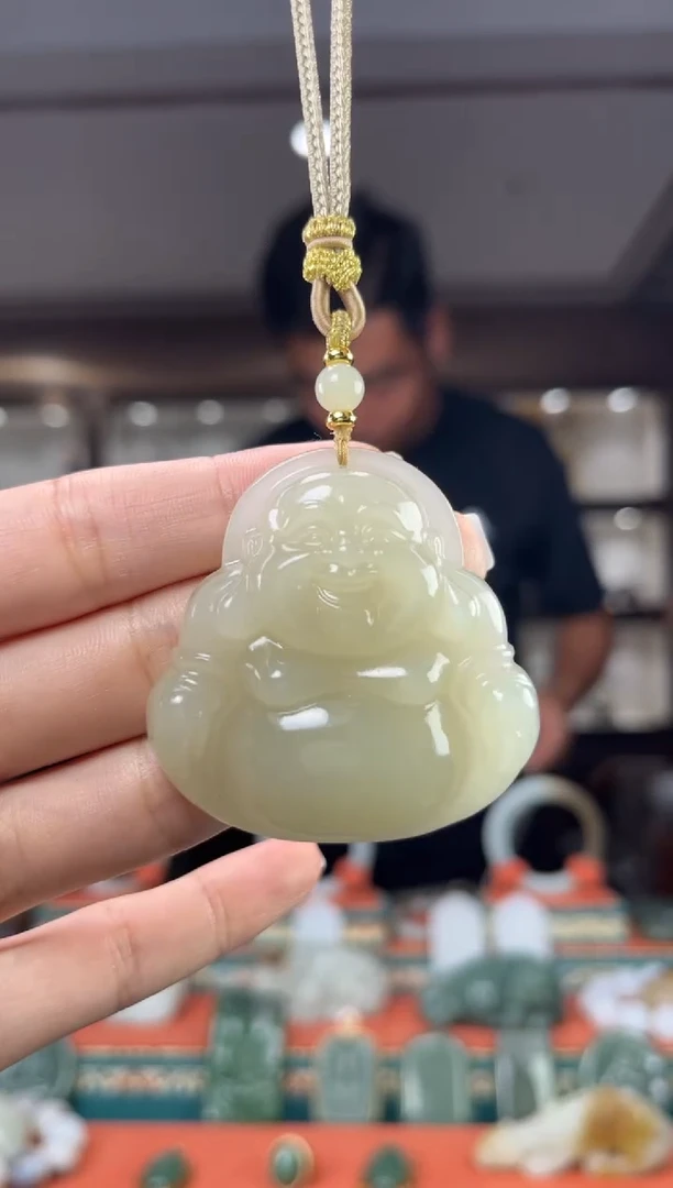 【闪购商品】和田玉颈饰未镶嵌佩佩50mm左右