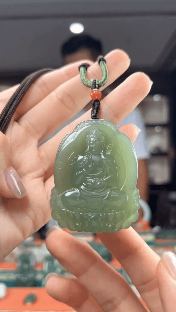 【闪购商品】和田玉颈饰未镶嵌双面雕，佩佩