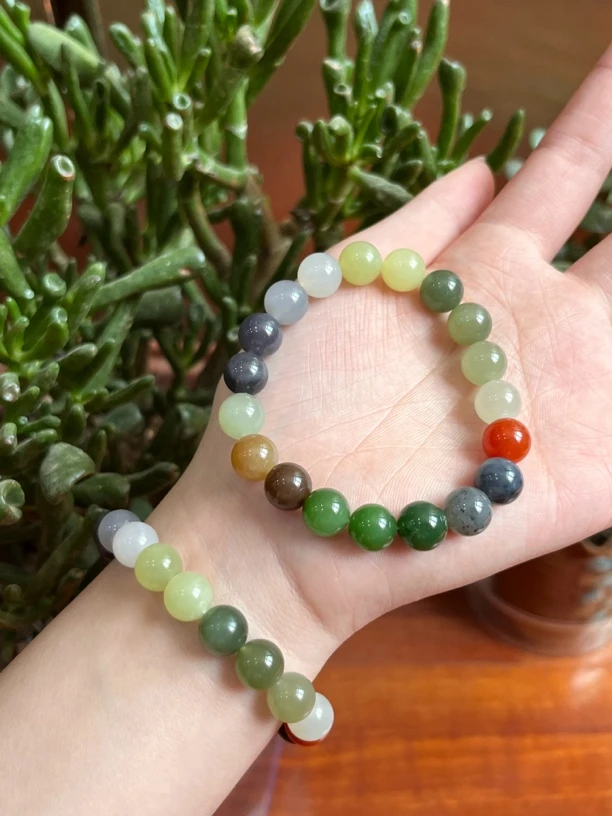 【玉王府】和田玉多宝手串（多样性发一条）