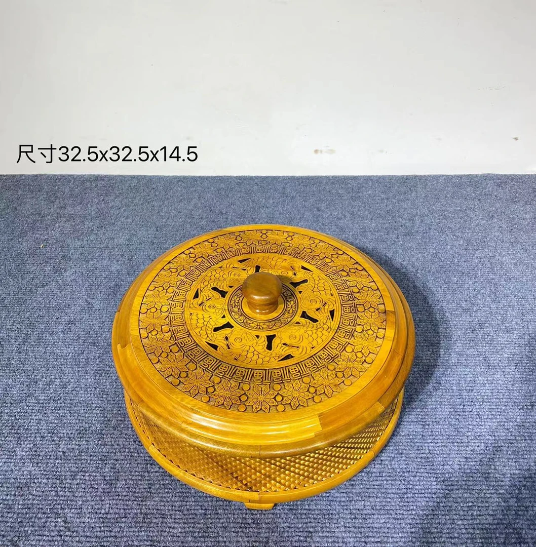 金丝楠木小叶桢楠果盘