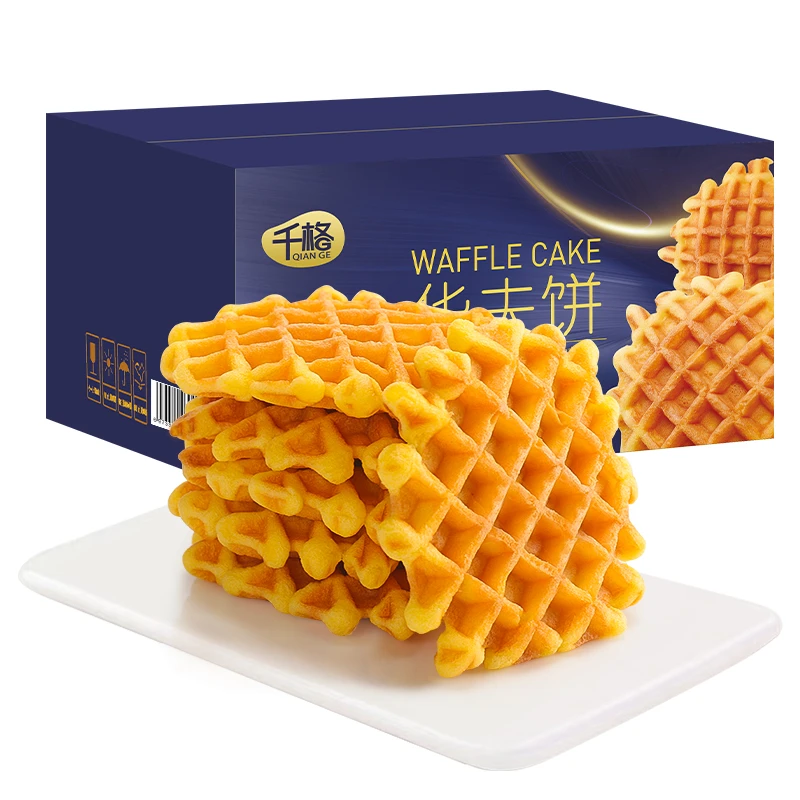 千格华夫饼300g点心休闲早餐面包零食速食小吃