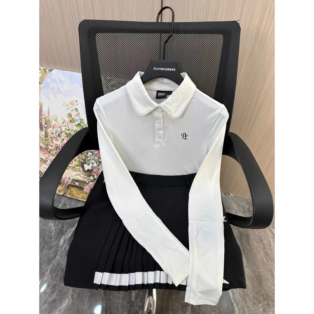 高尔夫服装女高尔夫女装秋冬高尔夫长袖女高尔夫女裙高尔夫球服女