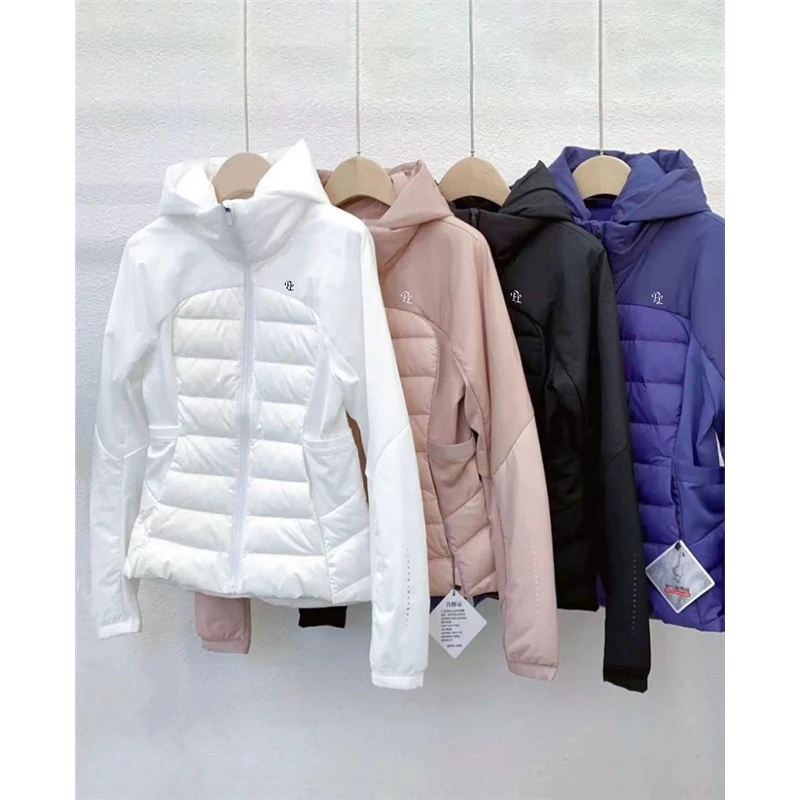 高尔夫外套冬保暖防风高尔夫外套女轻薄款显瘦羽绒服修身保暖外套