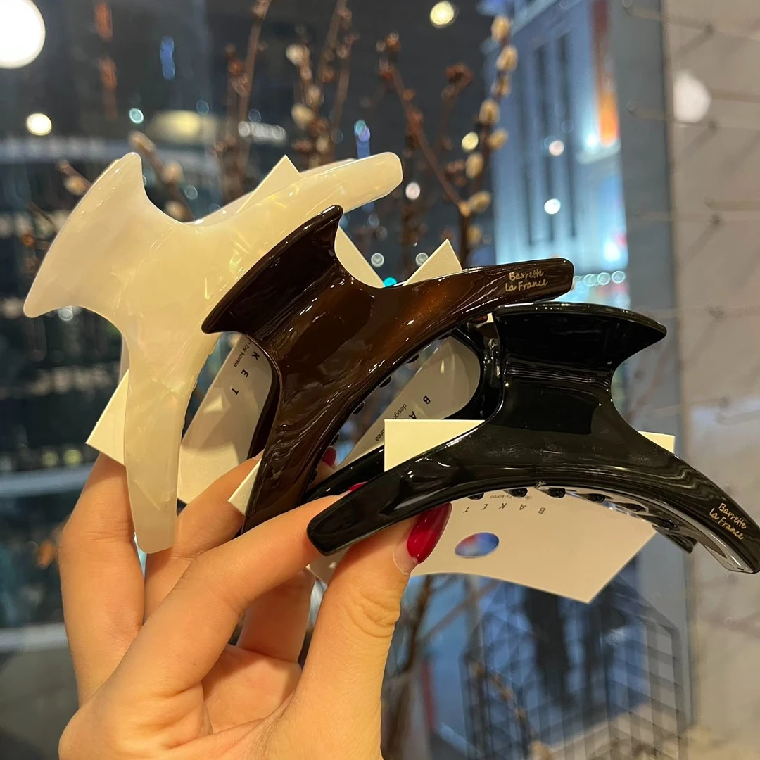 韩国 BAKET 气质 小众 ins 韩式 弧形 大抓夹D010