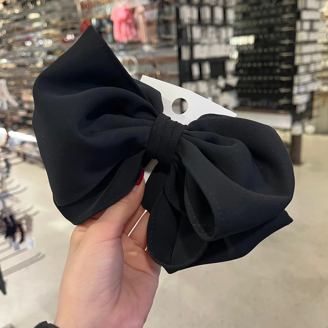 韩国 BAKET 气质 小众 ins 简约静版 蝴蝶结发夹QX01