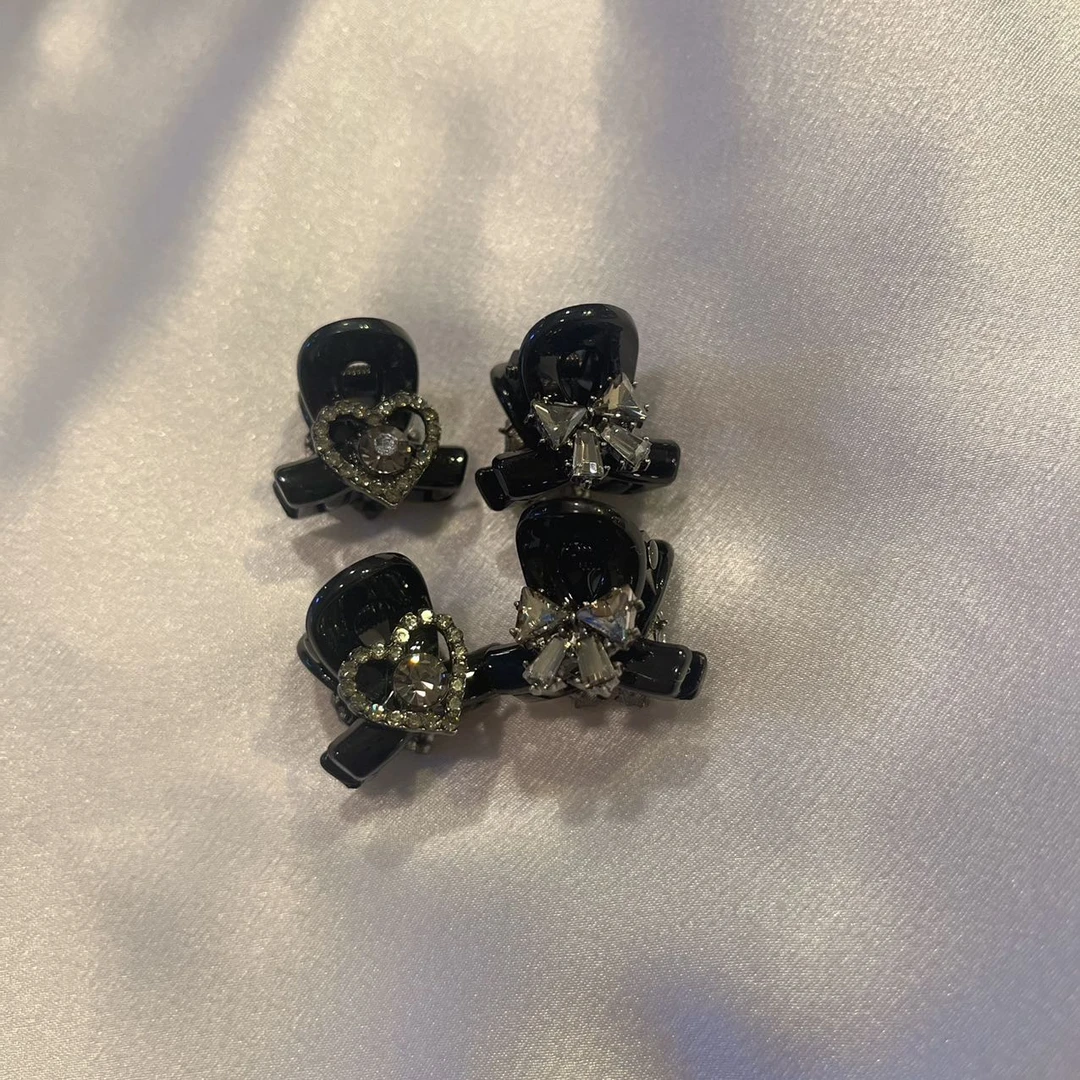 韩国 设计 气质 小众 ins 手工 小精致 闪闪 迷你刘海夹AX01