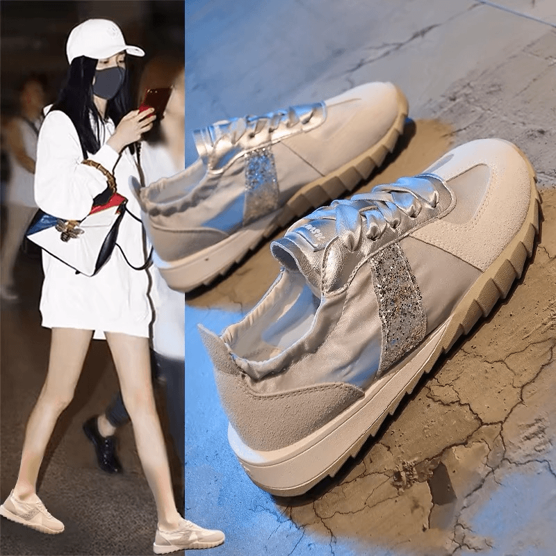 （cc）亮片时尚休闲2024新款爆款夏季透气运动德训鞋