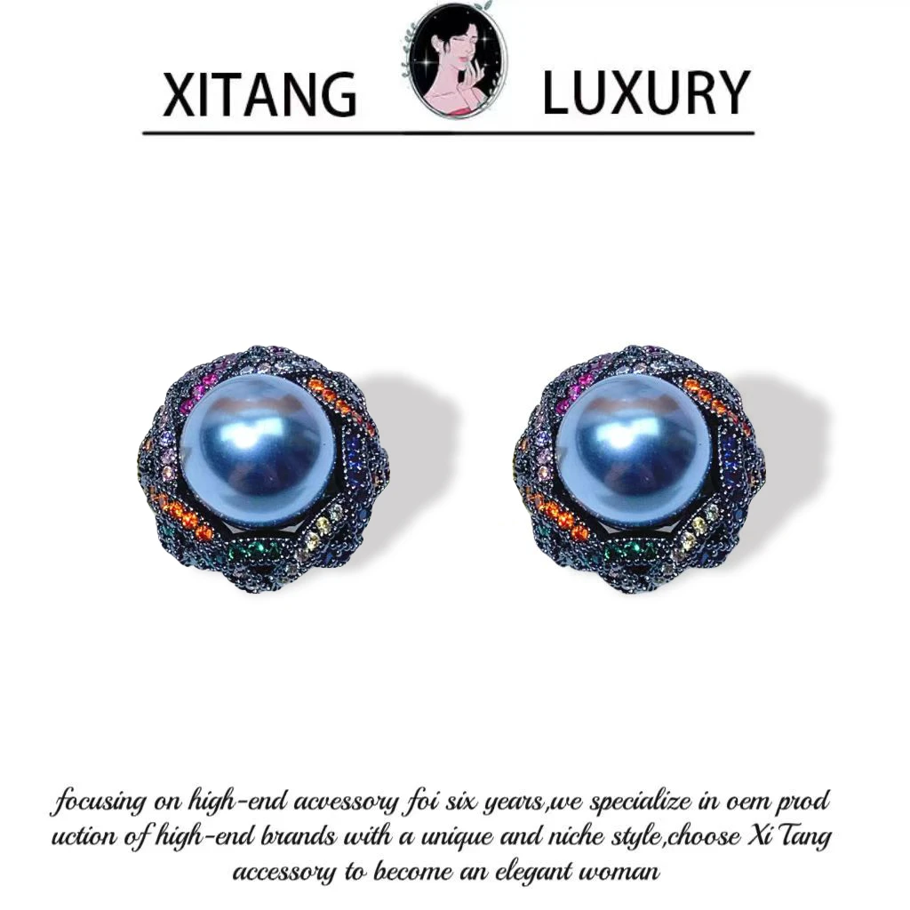 XITANG  《哥特庄园》复古欧美精致经典耳钉耳环耳坠8097