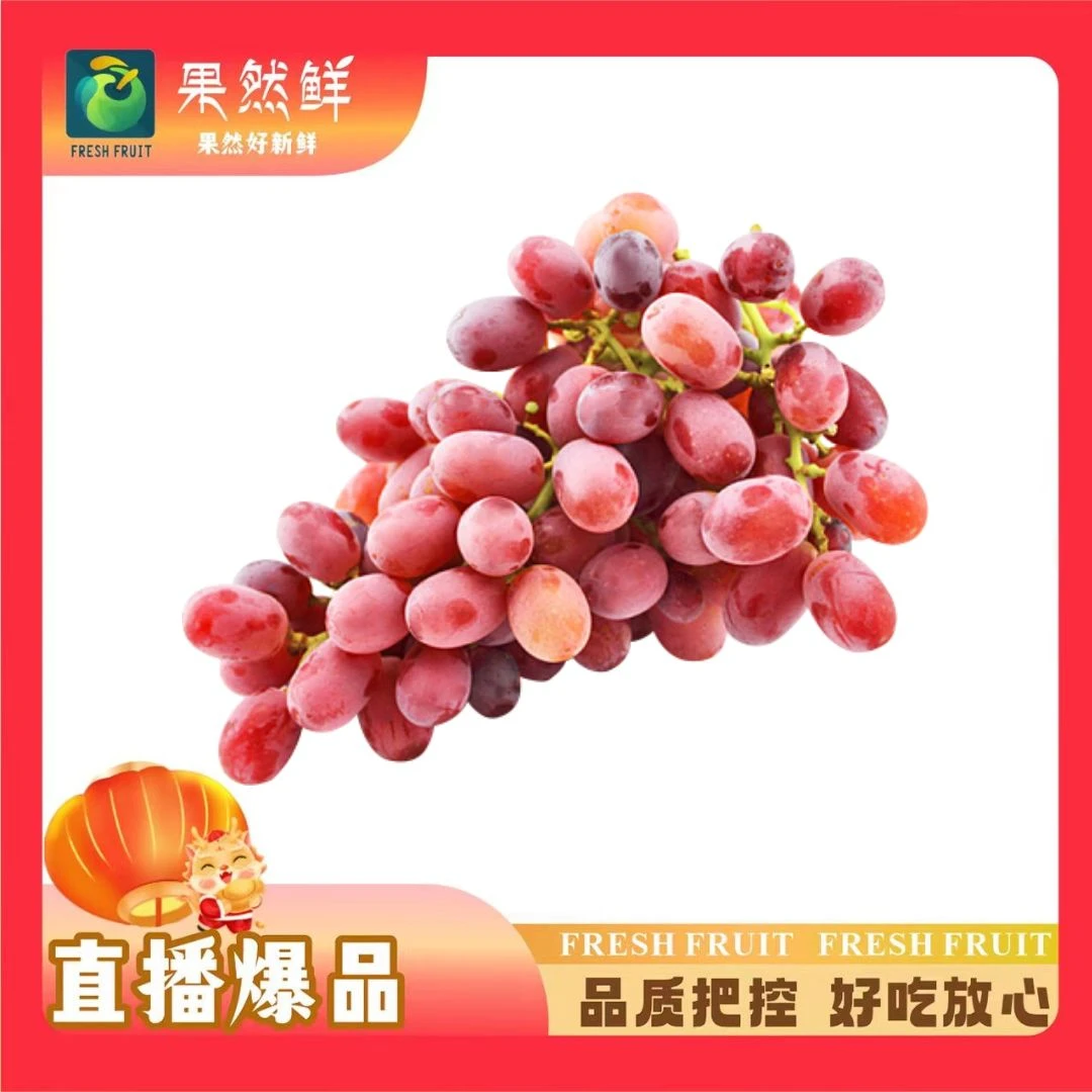 无籽红提-1斤(约500g)