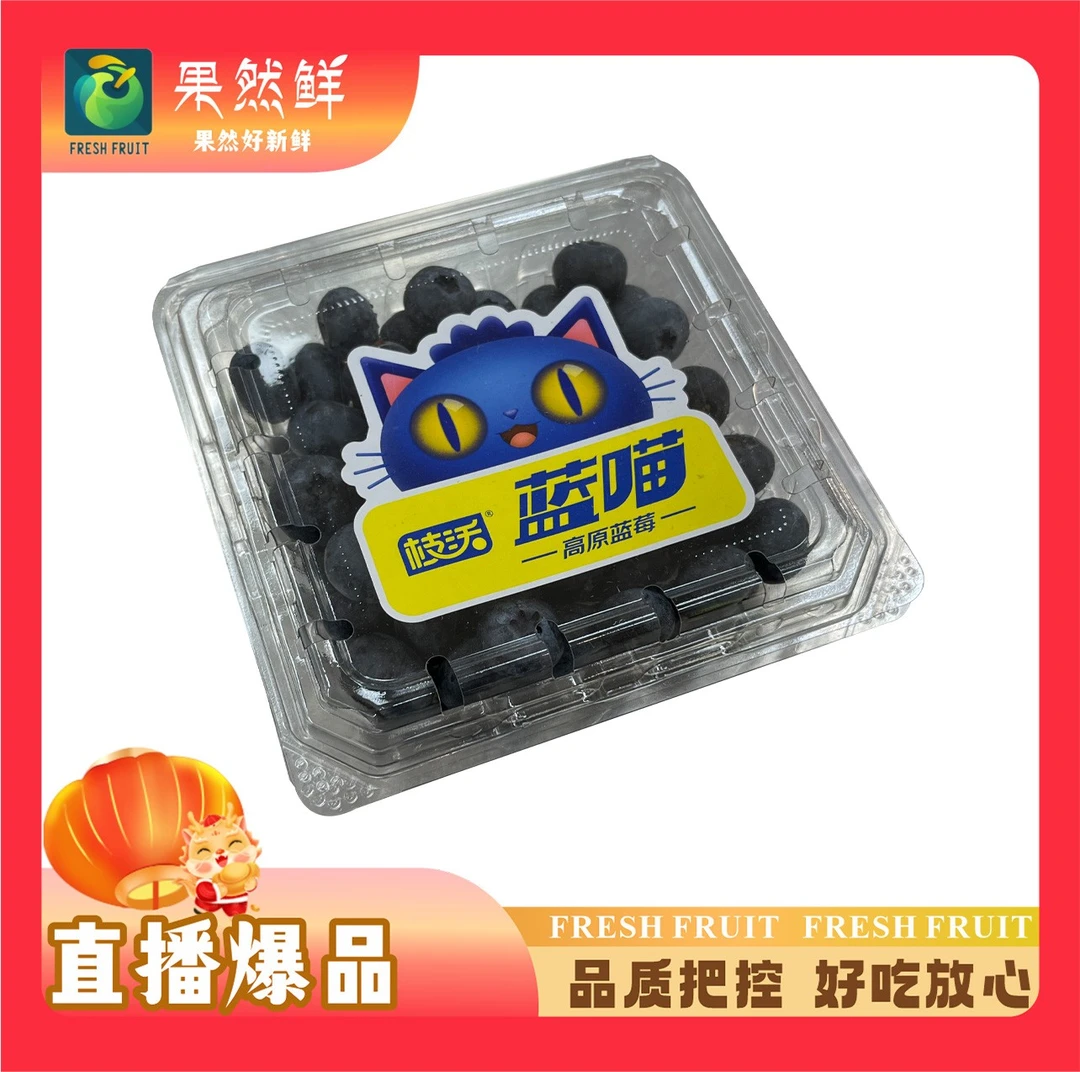 国产优选蓝莓(大果)-1盒(约125g)