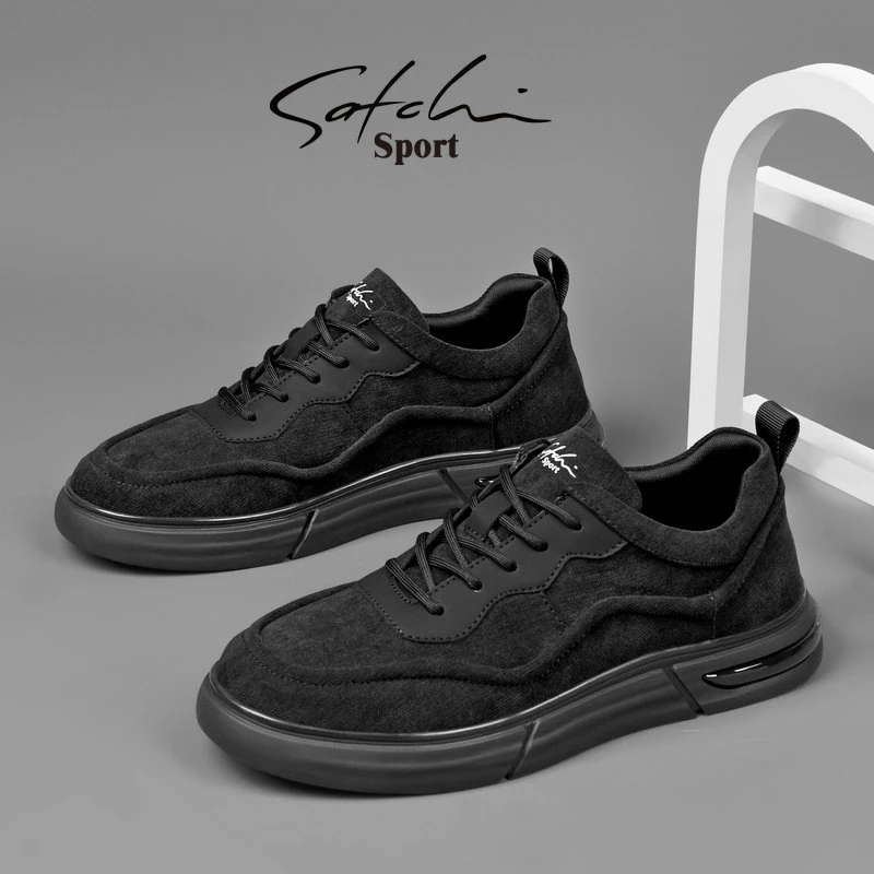 沙驰男鞋2025新款秋季运动休闲帆布鞋男士爸爸鞋百搭散步鞋板鞋