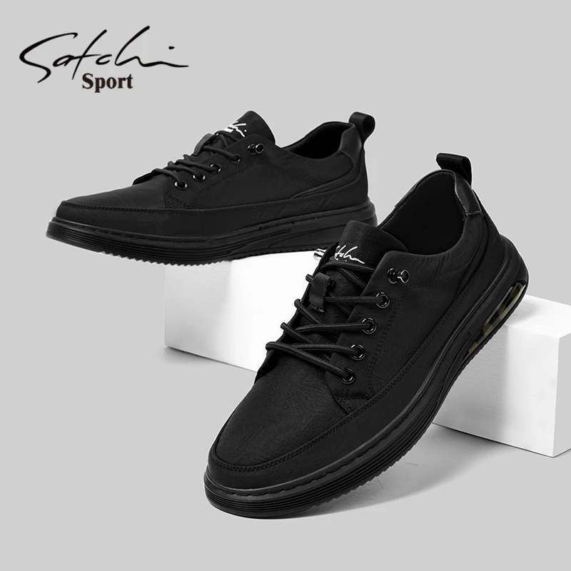 沙驰男鞋2025冬季新高端轻奢飞织鞋懒人松紧带轻便男士百搭驾车鞋